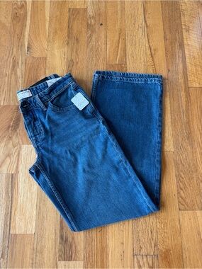 Free People Blue Wide Leg Jeans